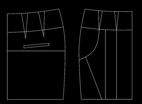 两款超短裙的制版实例-服装服装制版技术-CFW服装设计网
