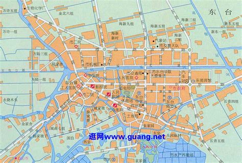 东台市地图图片