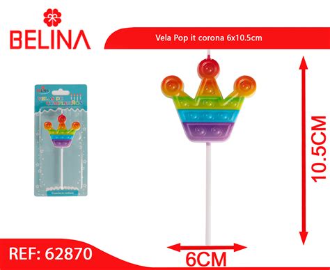 Vela Pop it corona – Belina Cotillon