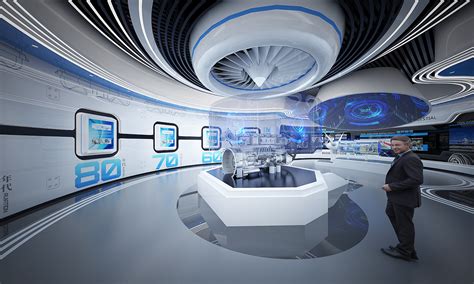 科技展厅 元宇宙展厅 展厅设计 企业展厅_盈美创意-站酷ZCOOL