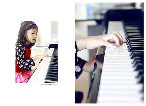 小女孩学习弹钢琴图片下载 - 觅知网