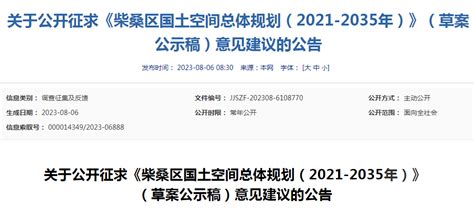速看！柴桑区国土空间总体规划（2021-2035年）出炉！-社会新闻-家千万