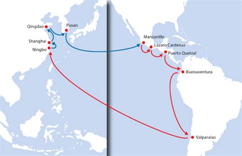 国际货运：全球基本港口及航线对照表 - 知乎