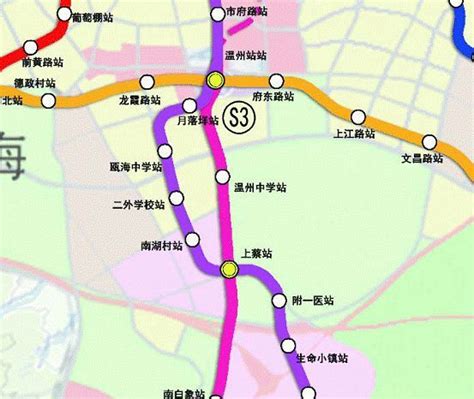 温州地图,州s1轻轨线路线图,瑞安版大图_大山谷图库