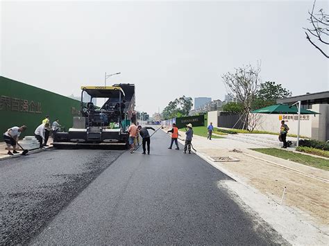 市政道路施工现场-东莞市鼎邦沥青工程有限公司