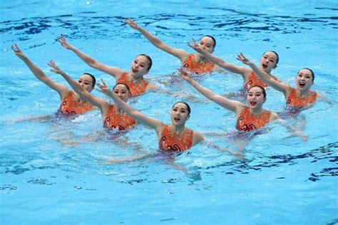 东京奥运会花样游泳集体项目：中国队获得银牌_PP视频体育频道