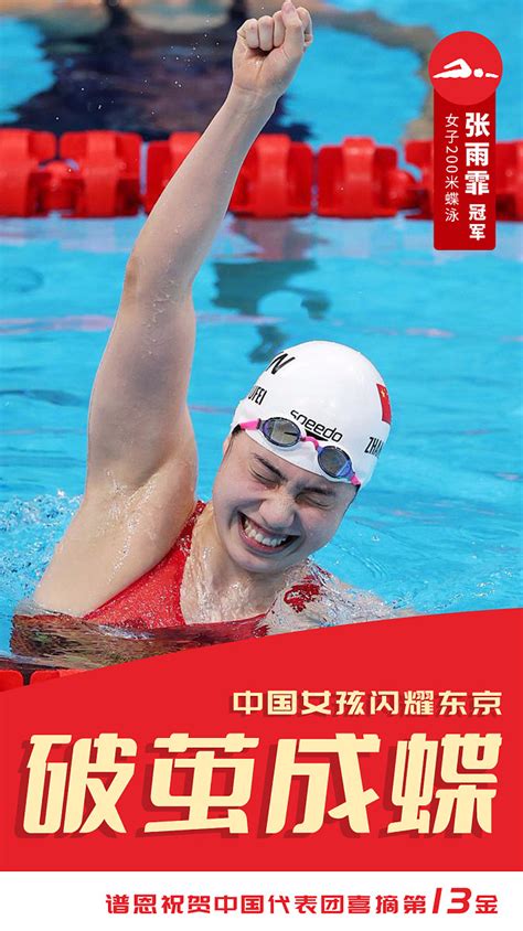 2020东京奥运会女子4x200米自由泳接力决赛：打破世界纪录！中国队夺金