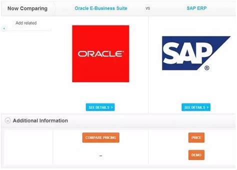 sap和oracle的区别？SAP ERP系统与Oracle ERP系统哪个好?上海达策详解