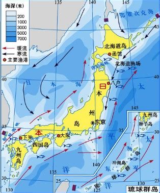 位于日本暖流与千岛寒流交汇处的渔场是A．北海渔场B．秘鲁渔场C．纽芬兰渔场D．北海道渔场-组卷网
