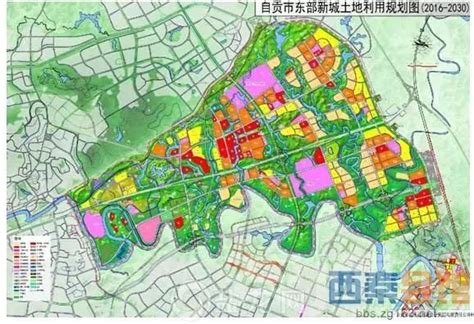 自贡2030规划图,自贡沿滩新城规划,自贡轻轨线路图(第2页)_大山谷图库