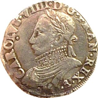 Teston - Charles IX (10th type) - France – Numista