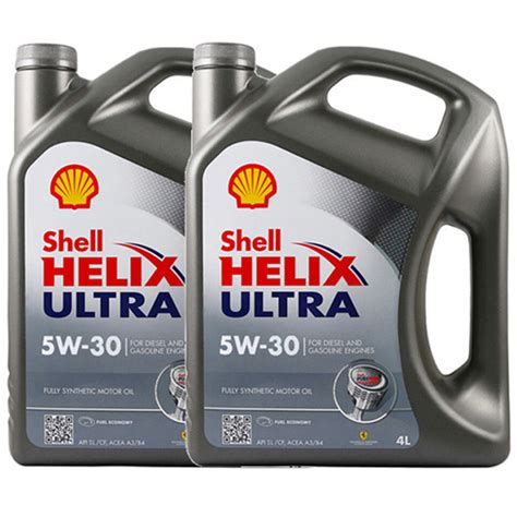 【机油】 [两瓶装]Shell壳牌 HELIX ULTRA 5W-30 A3/B4 SL级 灰喜力 全合成机油超凡润滑油 4L【价格 图片 ...