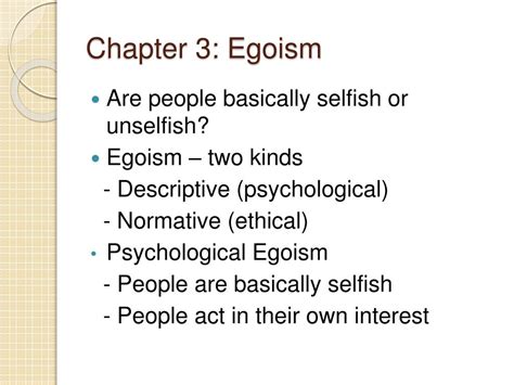 PPT - Psychological Egoism PowerPoint Presentation, free download - ID ...