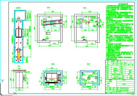 电梯井道施工CAD节点详图_节点详图_土木网