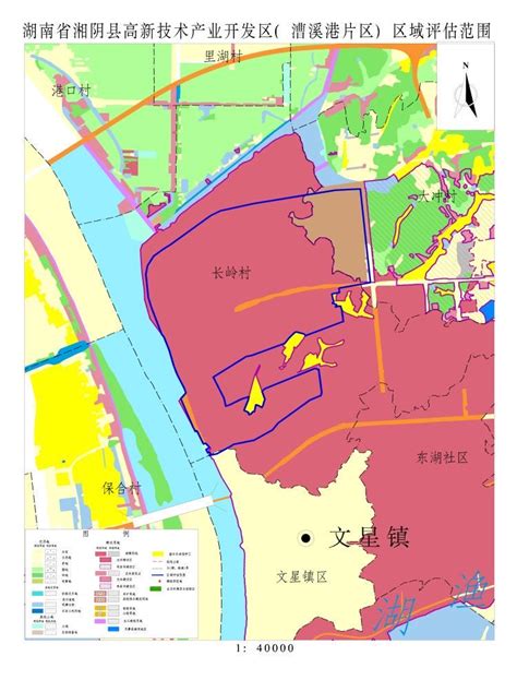 湖南省湘阴县高新技术产业开发区评估范围图-湘阴县政府网