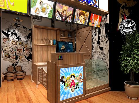动漫主题餐饮店3D效果图，动漫休闲馆加盟，动漫餐饮店|空间|家装设计|AA国际动漫1 - 原创作品 - 站酷 (ZCOOL)