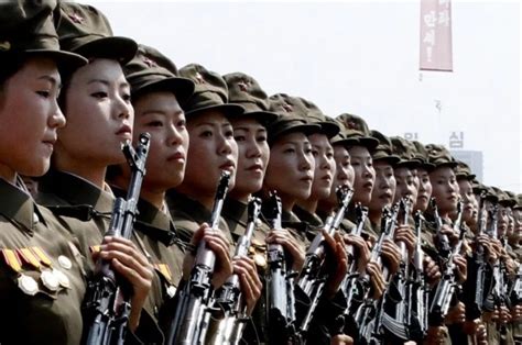 盘点各国美丽女兵——朝鲜女兵-中新网