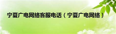 宁夏广电网络已全面启动10099客服号 - 运营商·运营人 - 通信人家园 - Powered by C114