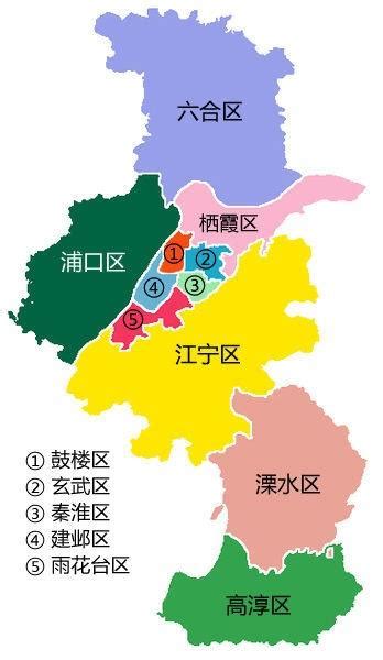 南京市13个区分布图,南市各区分布图,南市各区分布图_大山谷图库