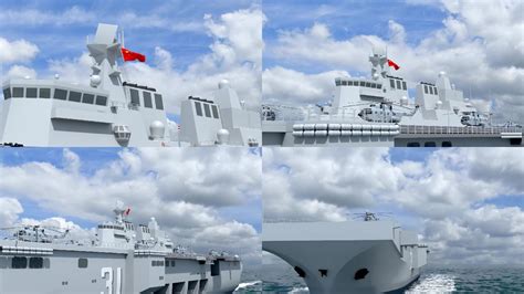 震撼！075型两栖攻击舰“海南舰”高清视频_军事_中华网