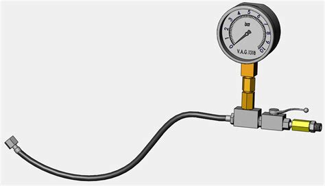 F831V全车系燃油压力表油压表 流量表 燃油压力检测表 排气背压表