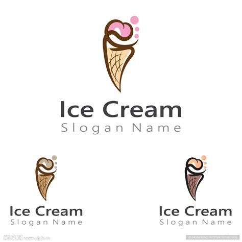 冰淇淋Logo|平面|品牌|于笙笙笙 - 原创作品 - 站酷 (ZCOOL)