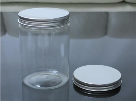 批发100x200塑料密封罐糖果花茶食品罐塑料罐子pet圆形透明塑料罐-阿里巴巴