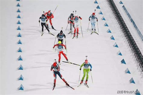 冬运会冬季两项男子追逐赛决赛赛况组图