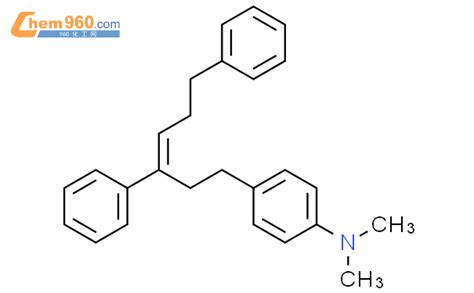 196812-25-6,Benzenamine, 4-(3,6-diphenyl-3-hexenyl)-N,N-dimethyl-化学式、结构 ...