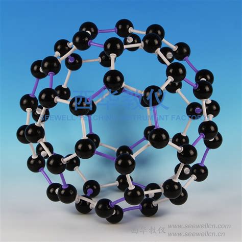 XCM-006 32006 碳60模型 C60-富勒烯 晶体模型 晶体结构模型-阿里巴巴