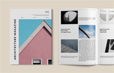 建筑杂志模板下载 - 魔棒网