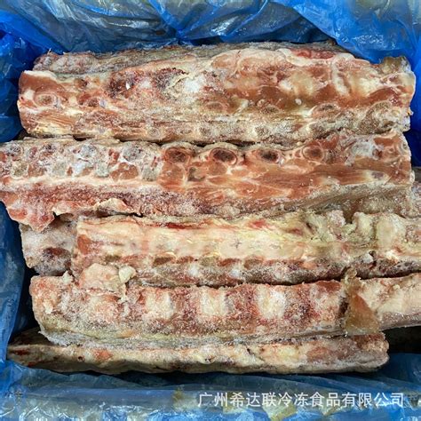 冷冻猪脊骨 猪龙骨 20斤/箱 广州批发冷冻酱骨头 猪脊骨-阿里巴巴