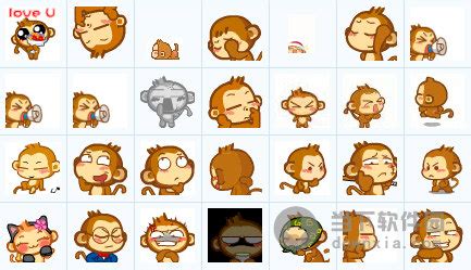 猴子囧表情包素材图片免费下载-千库网