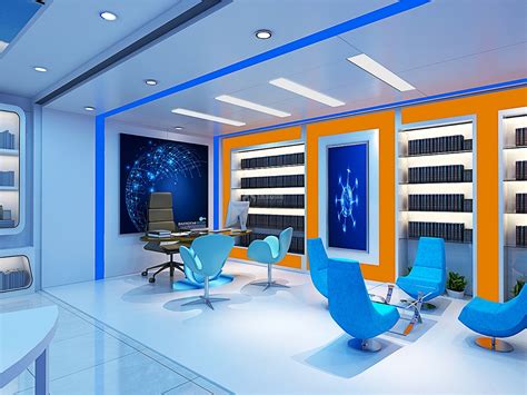 「办公设计」极简科技感办公室|空间|室内设计|空间优化丨橘子君 - 原创作品 - 站酷 (ZCOOL)