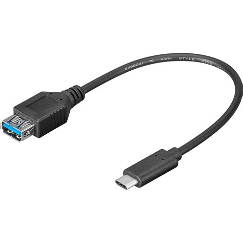 USB3.0 OTG 0,2m | VARIOUS Cable, USB-A Female USB-C Male 5Gbit/s| 224729