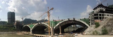 巴河廊桥建设 进展|大桥拱圈全面完工-巴中新房网-房天下