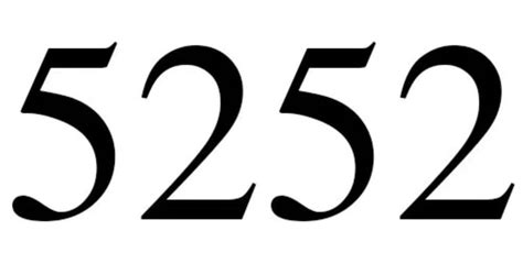 Numerologia: Il significato del numero 5252 | Sito Web Informativo