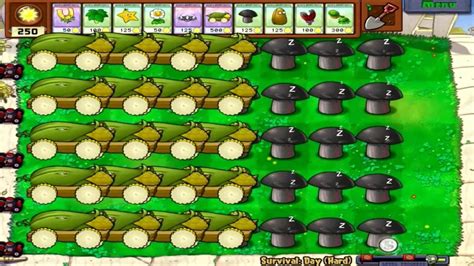 黑客版植物大战僵尸游戏 玉米加农炮 毁灭菇对抗机械巨人僵尸