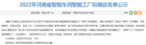 喜讯！鹤壁经济技术开发区2家企业入选省级智能车间智能工厂名单 - 中国网