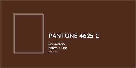 About PANTONE 4625 C Color - Color codes, similar colors and paints ...