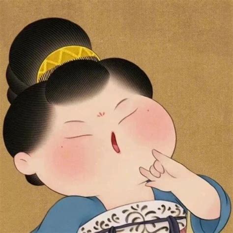唐代古风头像可爱女生