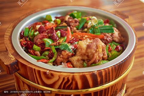 肉沫茄子木桶饭,中国菜系,食品餐饮,摄影素材,汇图网www.huitu.com