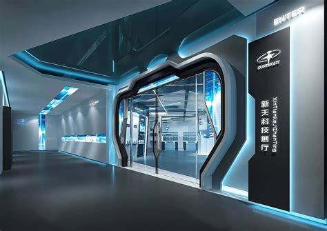郑州科技展厅设计案例-新天科技展厅设计【天恒装饰】_tianh18738185869-站酷ZCOOL