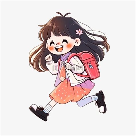 背书包头像古风动漫女生