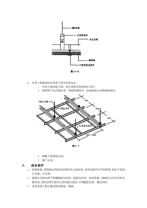 矿棉吸声板悬吊式顶棚构造示意图_Ly2_美国室内设计中文网博客