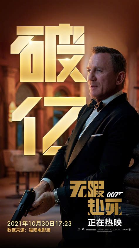《007：无暇赴死》国内上映第10天 票房破3亿元- 电影资讯_赢家娱乐