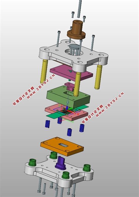 连续冲压模具3D模型下载_三维模型_STEP模型 - 制造云 | 产品模型