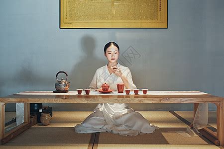 古风头像茶道人女生图片