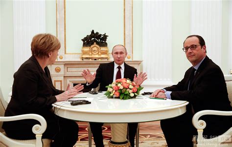 德国总理和法国总统表示在满足特定条件下愿出席“诺曼底”形式会谈 - 2015年1月15日, 俄罗斯卫星通讯社