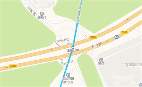 深圳地铁二号线东延线莲塘口岸站在哪里 - 深圳本地宝